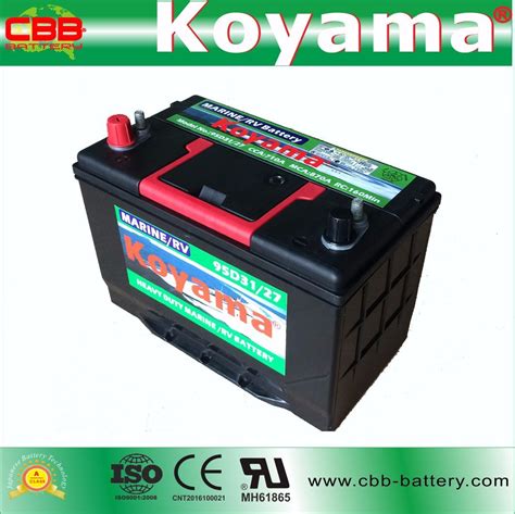 95d31r Mf 12v 80ah Car Battery Marine Battery China Maintenance Free