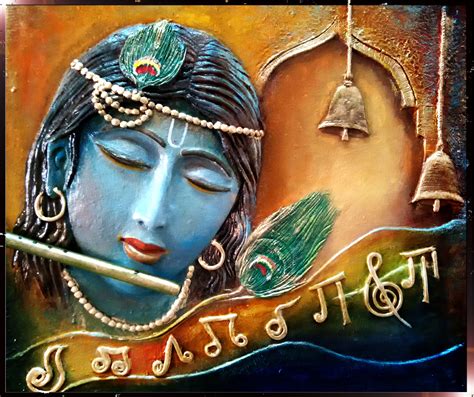 Krishna Mural Mural Art Art Mural Painting