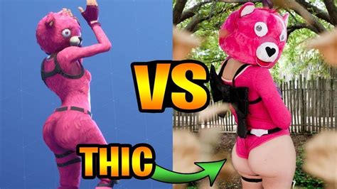 Check out the new skins in fortnite s season 7 battle pass. FORTNITE THICC Skins In Real Life BEST FORTNITE COSPLAY ...