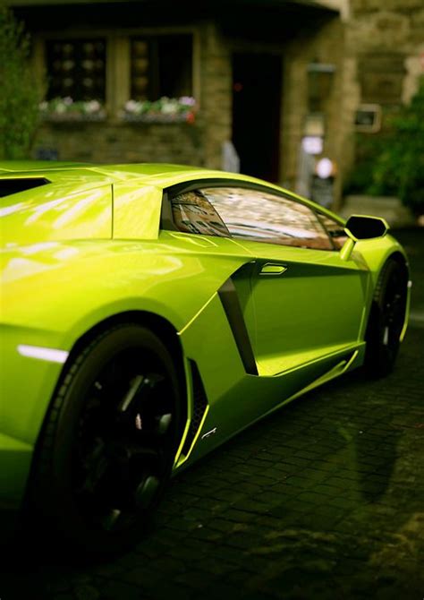 Stylish Lime Green Lamborghini Aventador Click On The Pic And Sign Up