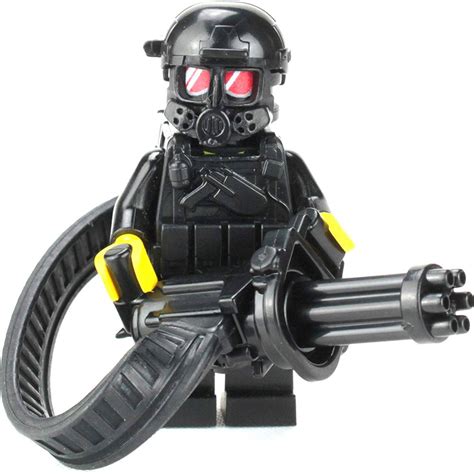 Heavy Gunner Minigun Soldier Custom Lego Military Minifigure The