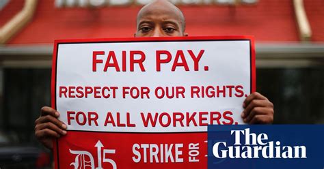 An estimated 1,000 fast food workers across the united states went on strike friday over low wages, staging protests in honor of martin luther king jr. Fast-food strike: US workers join world protests over ...