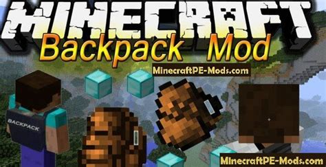 Backpacks Mod For Minecraft Pe 11109 110 190 Download
