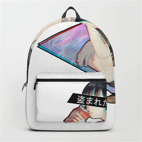 Stolen Sad Japanese Anime Aesthetic Backpack By Poserboy Society6