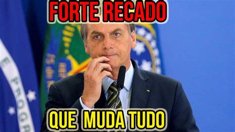 Urgente Bolsonaro Manda Recado Em Desabaf A Todos Os Brasileiros Que