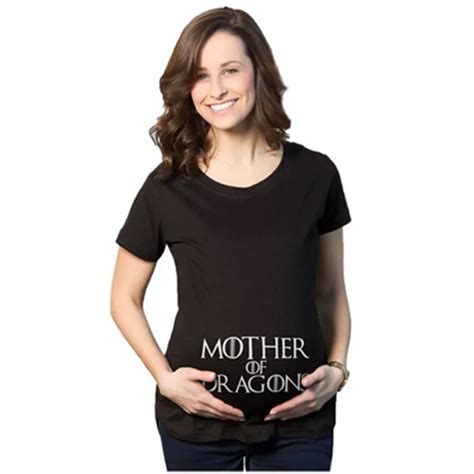 Maternity Clothes T Shirt Short Sleeve Letter Printed Tops Pregnant T
