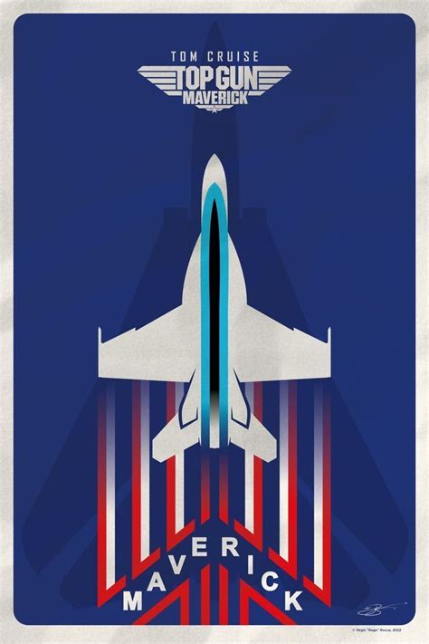 Maverick Film Iconic Poster Aircraft Pictures Top Gun Tom Cruise Mavericks Graphic Poster