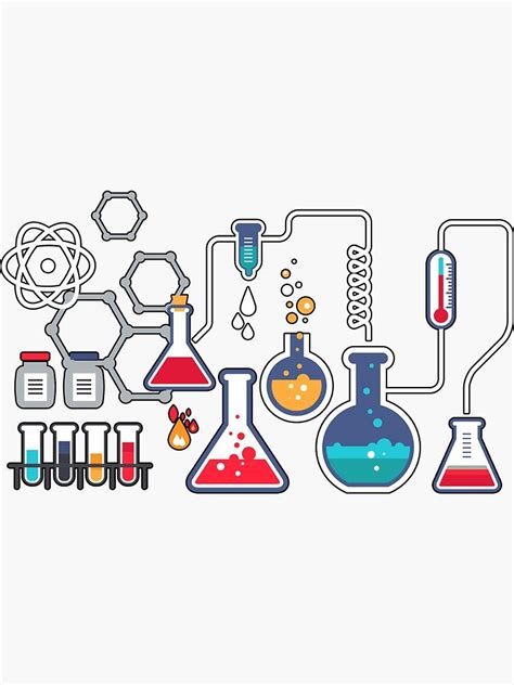 Pegatina Química De Esotericexposal Science Stickers Science Lab