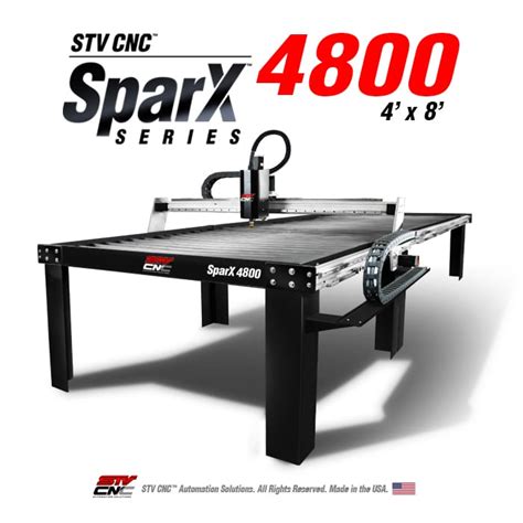 Stv Cnc Sparx 4800 4x8 Cnc Plasma Cutting Table Kit