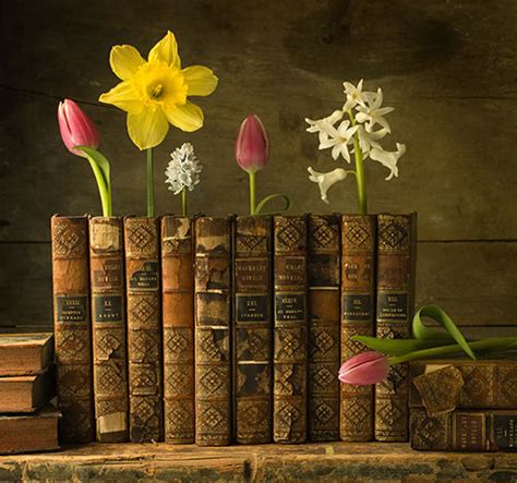 Content In A Cottage Books And Flowers Perfect Together