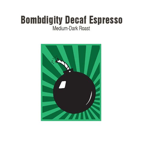 Bombdigity Decaf Espresso Dundee Double Shot Coffee