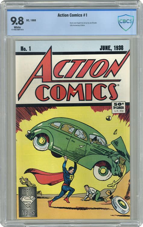 Action Comics 1 Reprints 11988direct Cbcs 98 Ebay