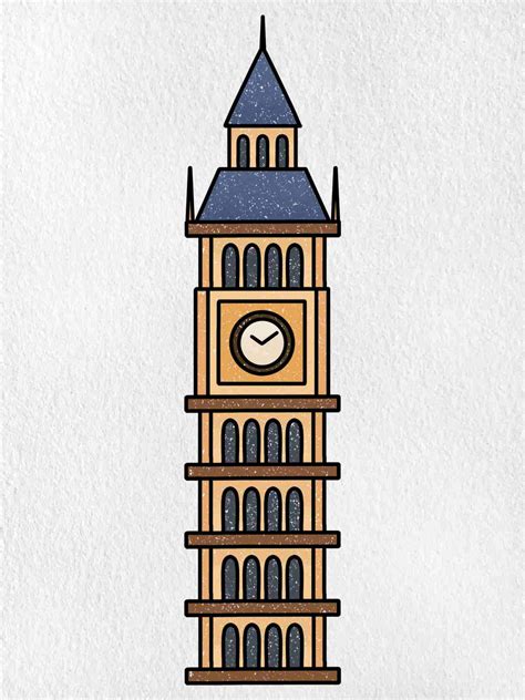 How To Draw Big Ben Helloartsy