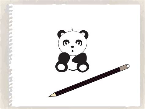 How To Draw A Cartoon Panda 9 Steps With Pictures Wikihow