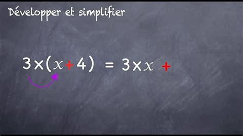 3ème Calcul Littéral Développer Et Simplifier Une Expression Littérale