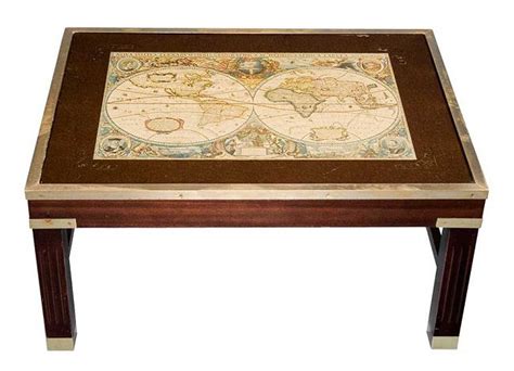 Old World Map Coffee Table Table Designs Plans