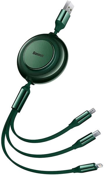 Baseus Bright Mirror Retractable Type C In Cable Micro Usb Usb