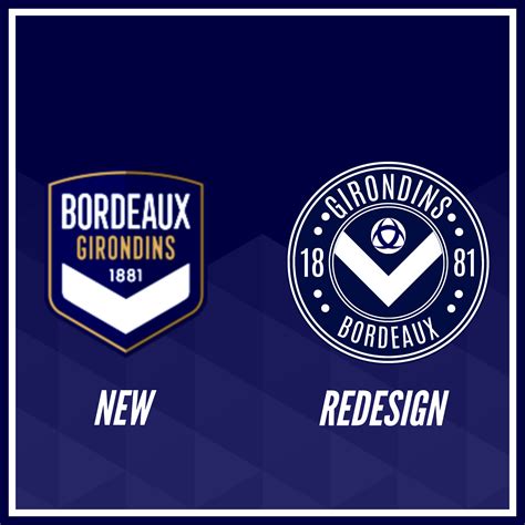 Girondins De Bordeaux Crest Redesign Comparison