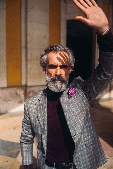 Francisco Cipriano In Lisbon Old Man Fashion Grey Beards Hair And Beard Styles
