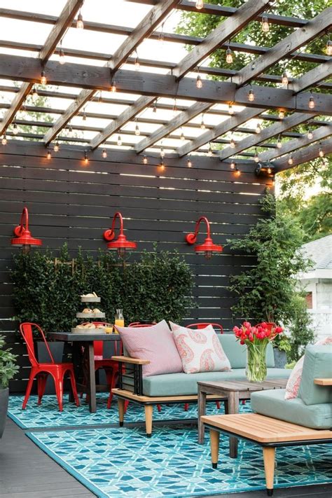 By rosie romero, host and owner of rosieonthehouse.com. The backyard of HGTV Urban Oasis 2018 is .. | Outdoor decor, Easy backyard, Patio