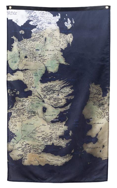 Buy Westeros Map Game Of Thrones Wall Banner 80cm By 130cm