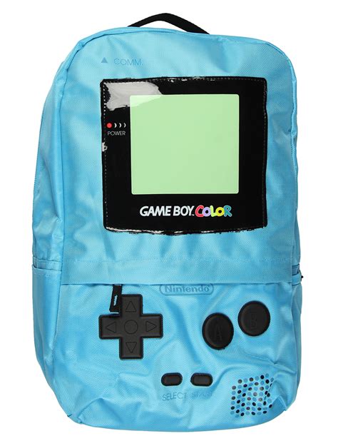 Bioworld Nintendo Game Boy Backpack Teal Computer Laptop Bag