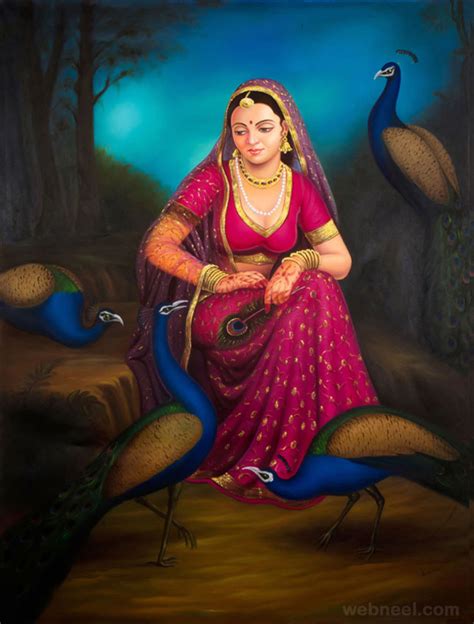 Most Beautiful Indian Paintings From Top Indian Artists