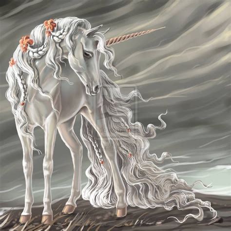20170828 White Unicorn Unicorn Artwork Unicorn Art Mythical