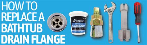 To replace a tub drain flange. How to Replace a Bathtub Drain Flange