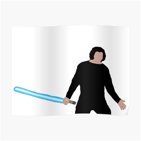 Ben Solo Redemption Shrug Poster For Sale By Anakinadidas Redbubble
