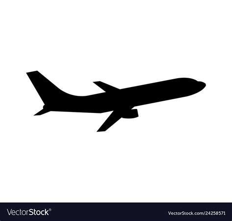 Airplane Icon Royalty Free Vector Image Vectorstock