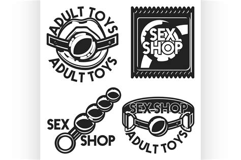 Vintage Sex Shop Emblem By Netkoff Thehungryjpeg