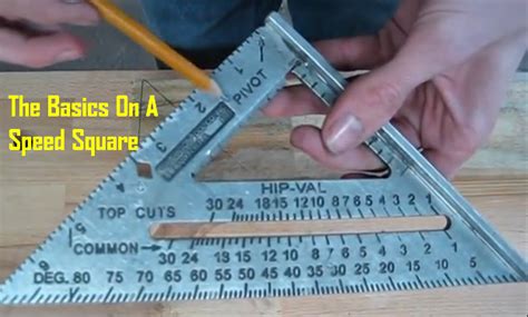 Video Speed Square Basics An Extremely Useful Carpenters Tool