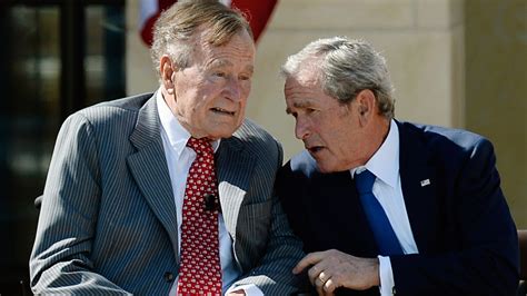 Presidencies Of George H W Bush And His Son Diverged In Approaches To