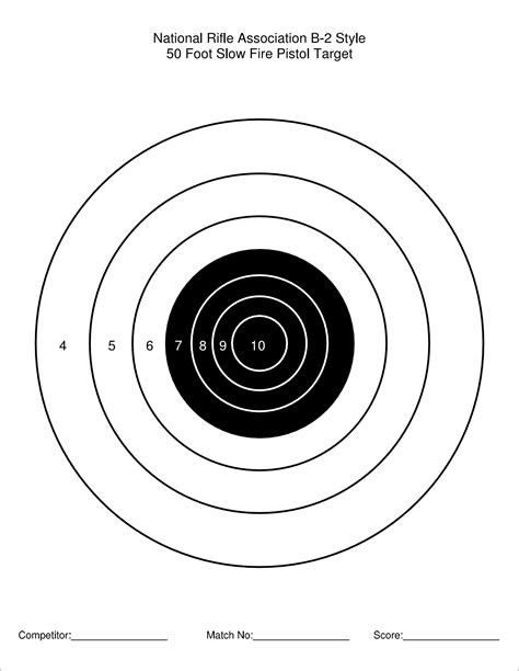 Rimfire Targets Printable