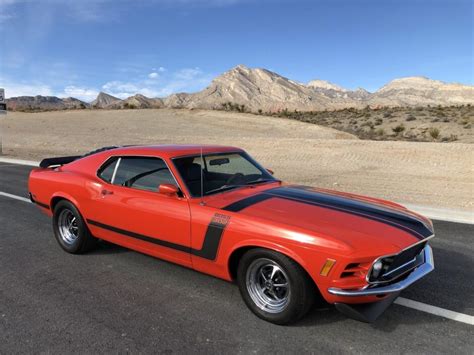 For Sale 1970 Ford Mustang Boss 302 Calypso Coral Orange 302ci V8 4
