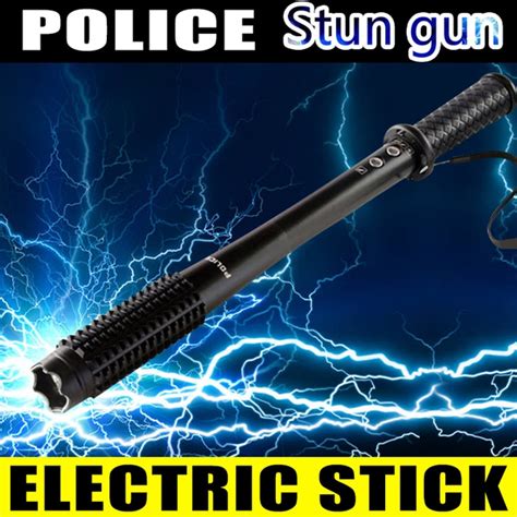 High Voltage Stun Guns Baton With Electric Shock For Self Defense