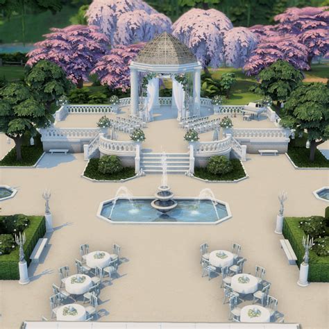 Blossom Wedding Venue The Sims 4 Rooms Lots Curseforge