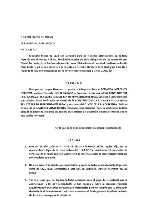 Medios Preparatorios Evidencia Ley Demanda Judicial