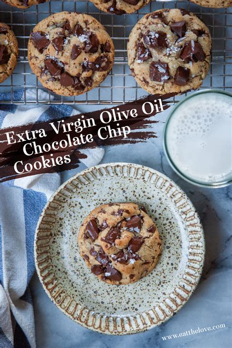 Extra Virgin Olive Oil Chocolate Chip Cookies Sponsored Post