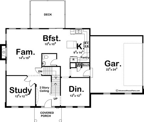 Open Concept Floor Plans 2 Story Colonial Before And After