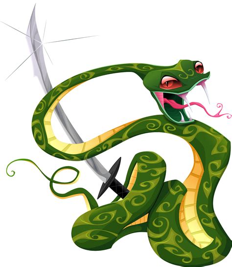 Snake Tattoo Png Transparent Quality Images Ular Vektor Clipart