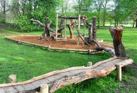 30 Inventive And Cute Natural Playground Garden For Kids