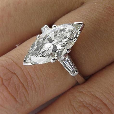 2 Ct Marquise Cut Diamond Engagement Ring Marquise Diamond Etsy