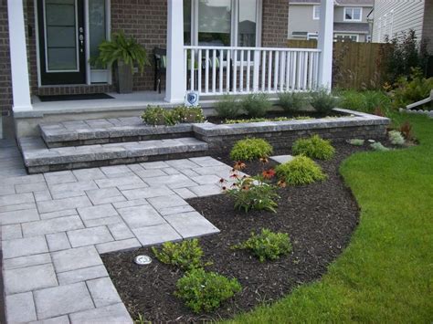 Steps And Interlock Driveways Driveway Landscaping Porch Landscaping