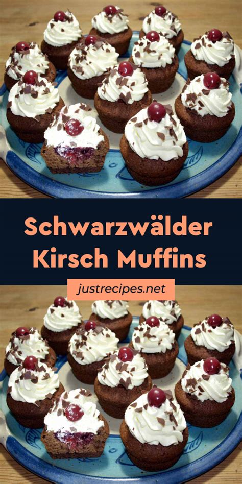 100 ml saft und 35 g stärke glatt rühren. Schwarzwälder Kirsch Muffins | Kuchen und torten rezepte ...