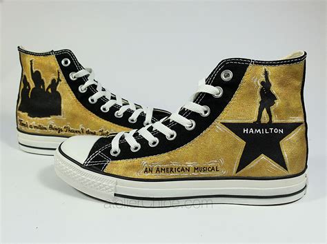 The Converse Shoes Inspired By The Hamilton Musical Hamilton Shoes Hamilton Converse Hamilton
