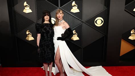 Lana Del Rey Arrives At The 2024 Grammys With Taylor Swift