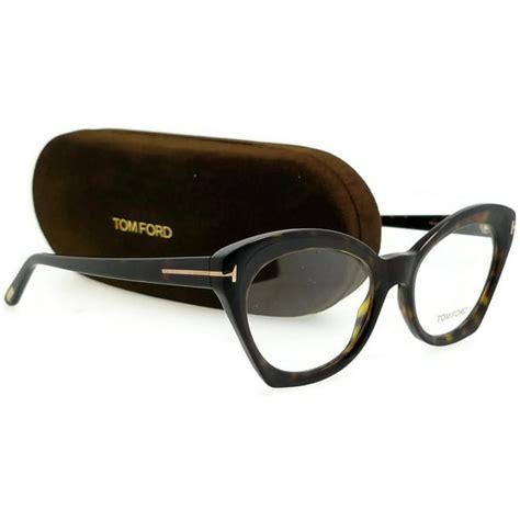 tom ford cateye eyeglasses tf5456 052 dark havana 52mm ft5456 walmart