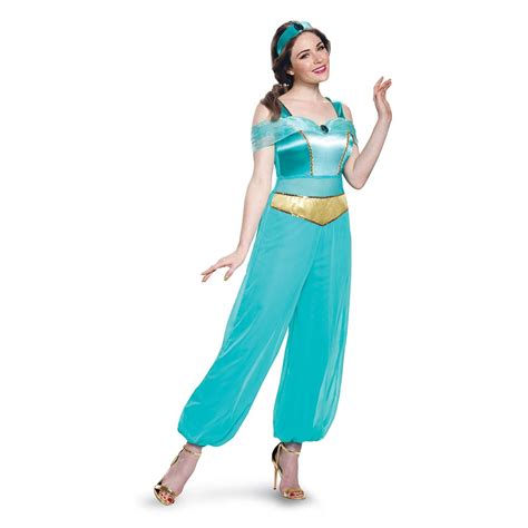 Disguise Women S Aladdin Princess Jasmine Jumpsuit Costume Size X Large